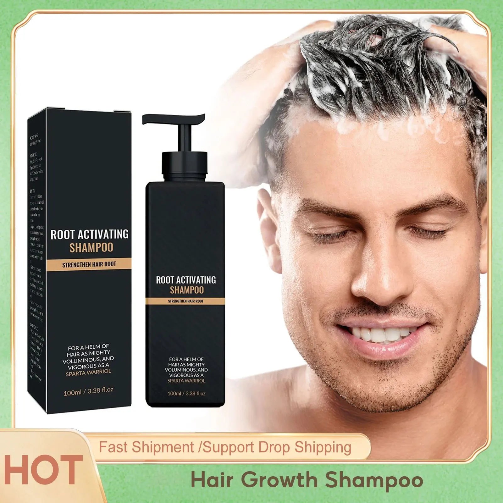 Shampoo for Fast Hair Growth Repair Nourishment Root Anti Hair Fall Shampoo Improve Hair Texture Dandruff Treatment Hair Loss Halalzen