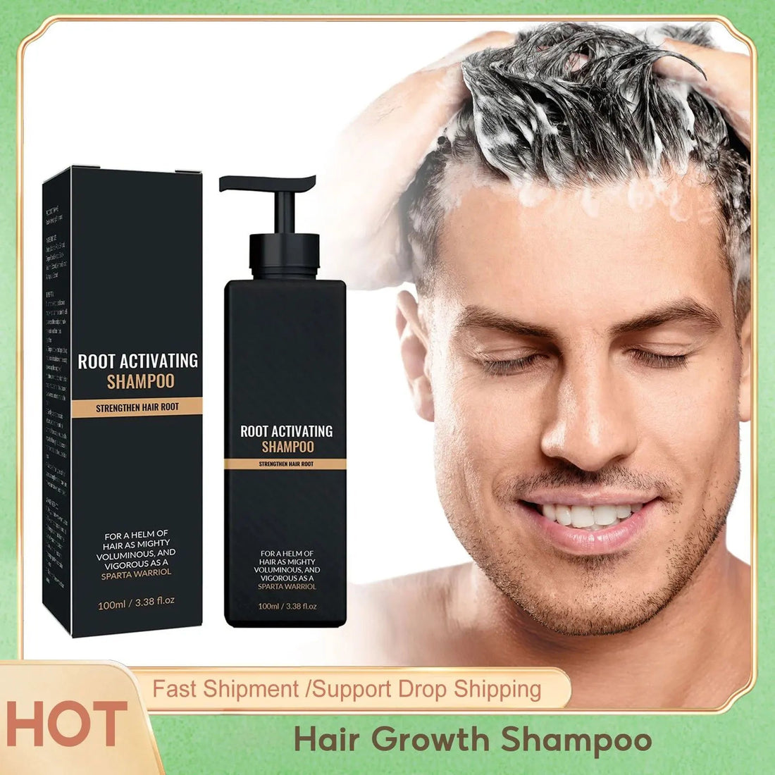 Shampoo for Fast Hair Growth Repair Nourishment Root Anti Hair Fall Shampoo Improve Hair Texture Dandruff Treatment Hair Loss Halalzen