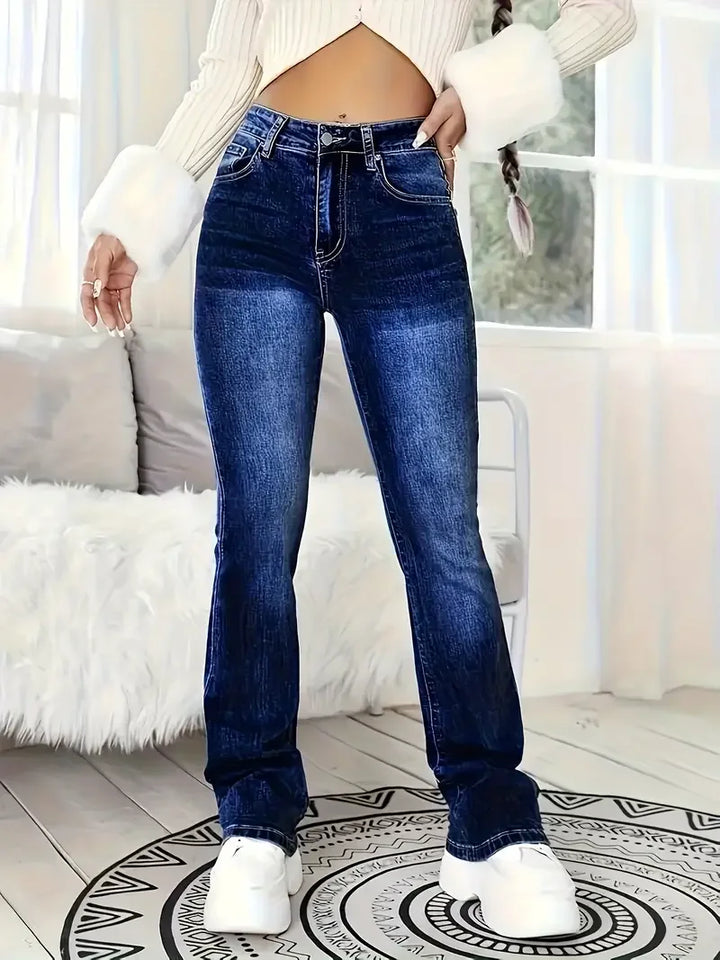 High-Quality Women's Slimming High-Stretch Denim Jeans | Skinny Fit & Figure-Flattering High-Waist Design, Premium Elastic Fabr