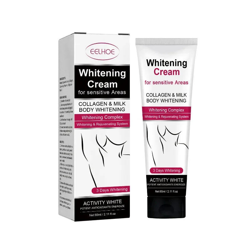 Elbow Whitening Cream Armpit Thigh Knees Private Part Bleaching Dark Knuckle Removal Improve Dull Moisturizer Brightening Cream