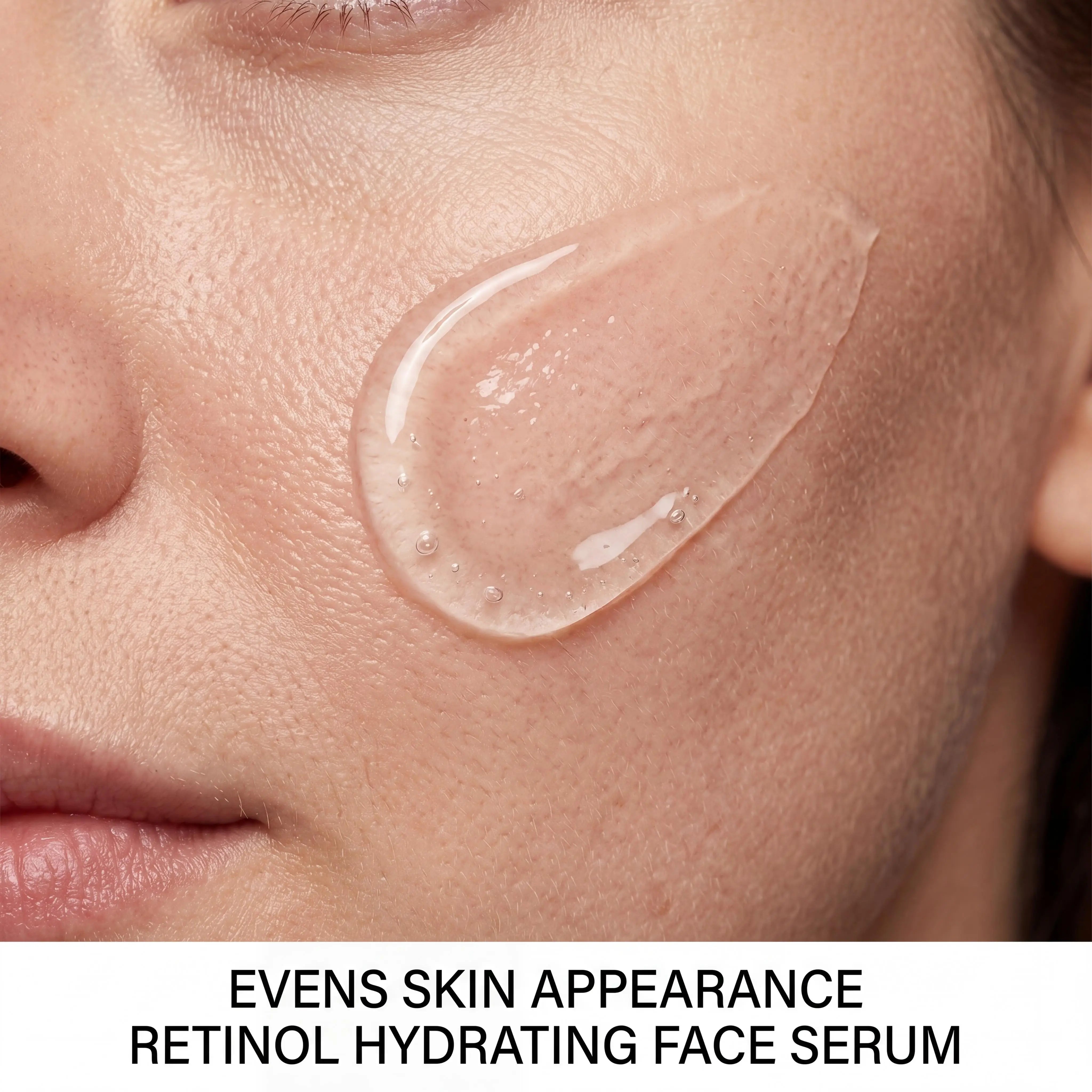 Hoygi Retinol Facial Serum Gentle Hydrating Brighten Skin Tone Firming Lifting Anti-Aging Smooth Fine Lines Daily Face Skin Care
