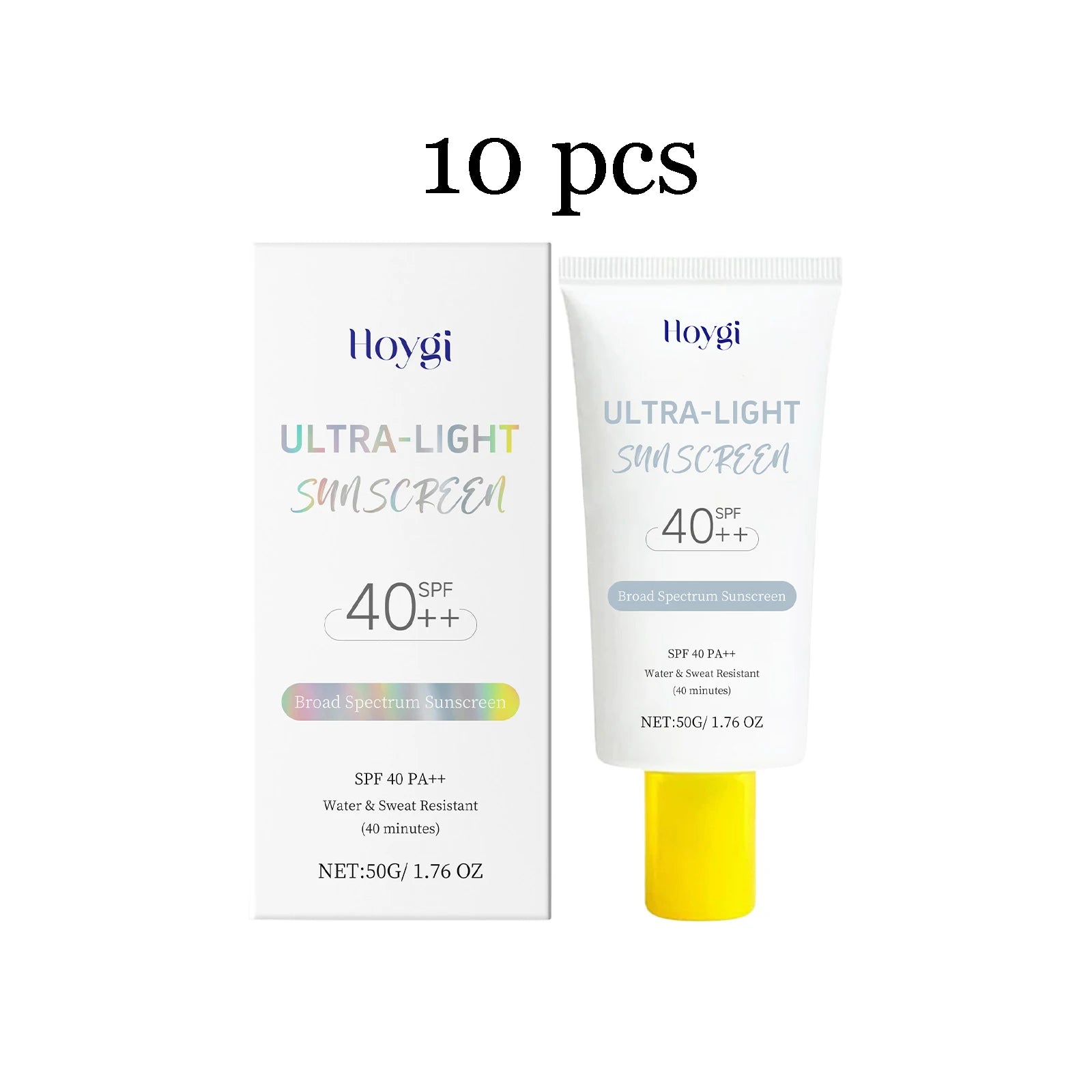 Hoygi Spf 40 Sunscreen Cream Light Texture Moisturizing No Tight Relief Dryness Prevent Sunburn Hydrating Sunblock Lotion Halalzen
