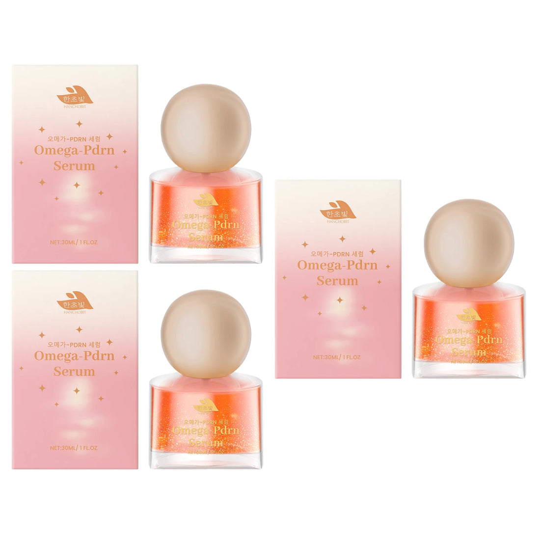Hanchobit Niacinamide Omega Pdrn Facial Serum Deep Repair Renew Brighten Tone Smooth Moisturizing Lifting Firming Face Skin Care