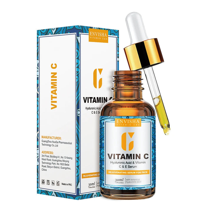 ENVISHA Face Serum Vitamin C Whitening Facial Care Skin Hyaluronic Acid Anti Aging Wrinkle Moisturizing Retinol Shrink Pores Halalzen