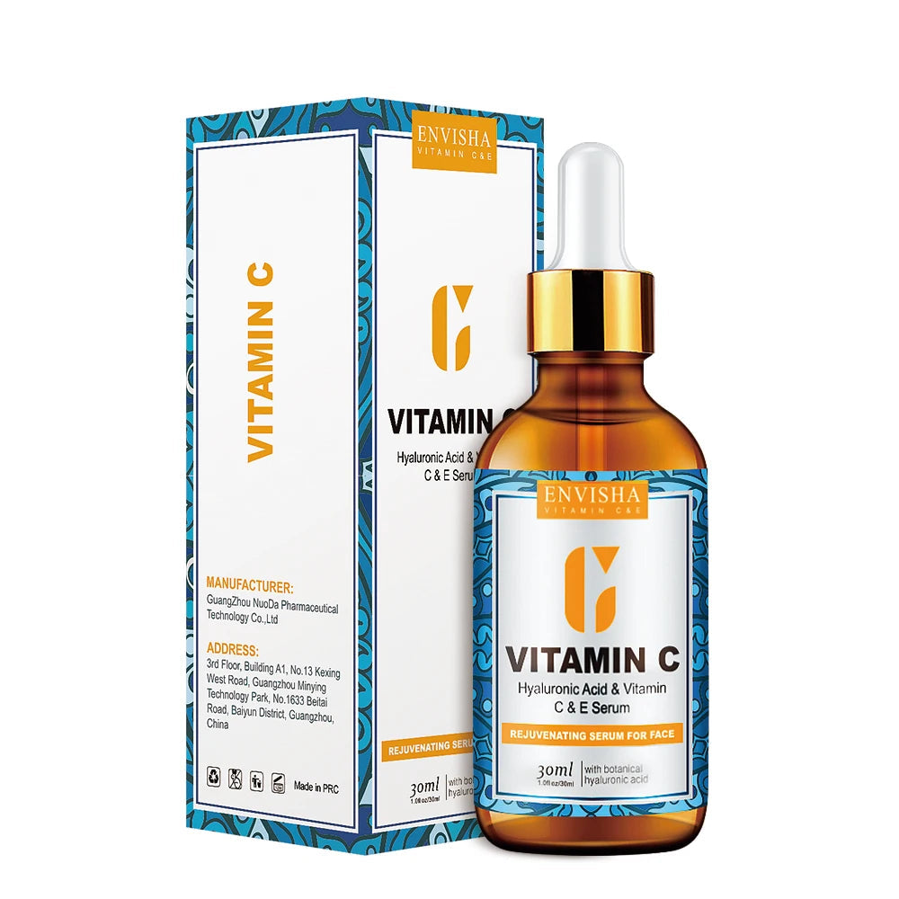 ENVISHA Face Serum Skin Care Vitamin C Hyaluronic Acid Retinol Facial Essence Anti-wrinkle Aging Whitening Shrink Pores Beauty Halalzen