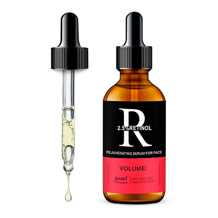 Face Serum Skin Care Vitamin C Hyaluronic Acid Retinol Facial Essence Anti-wrinkle Aging Whitening Shrink Pores Remove Acne Halalzen