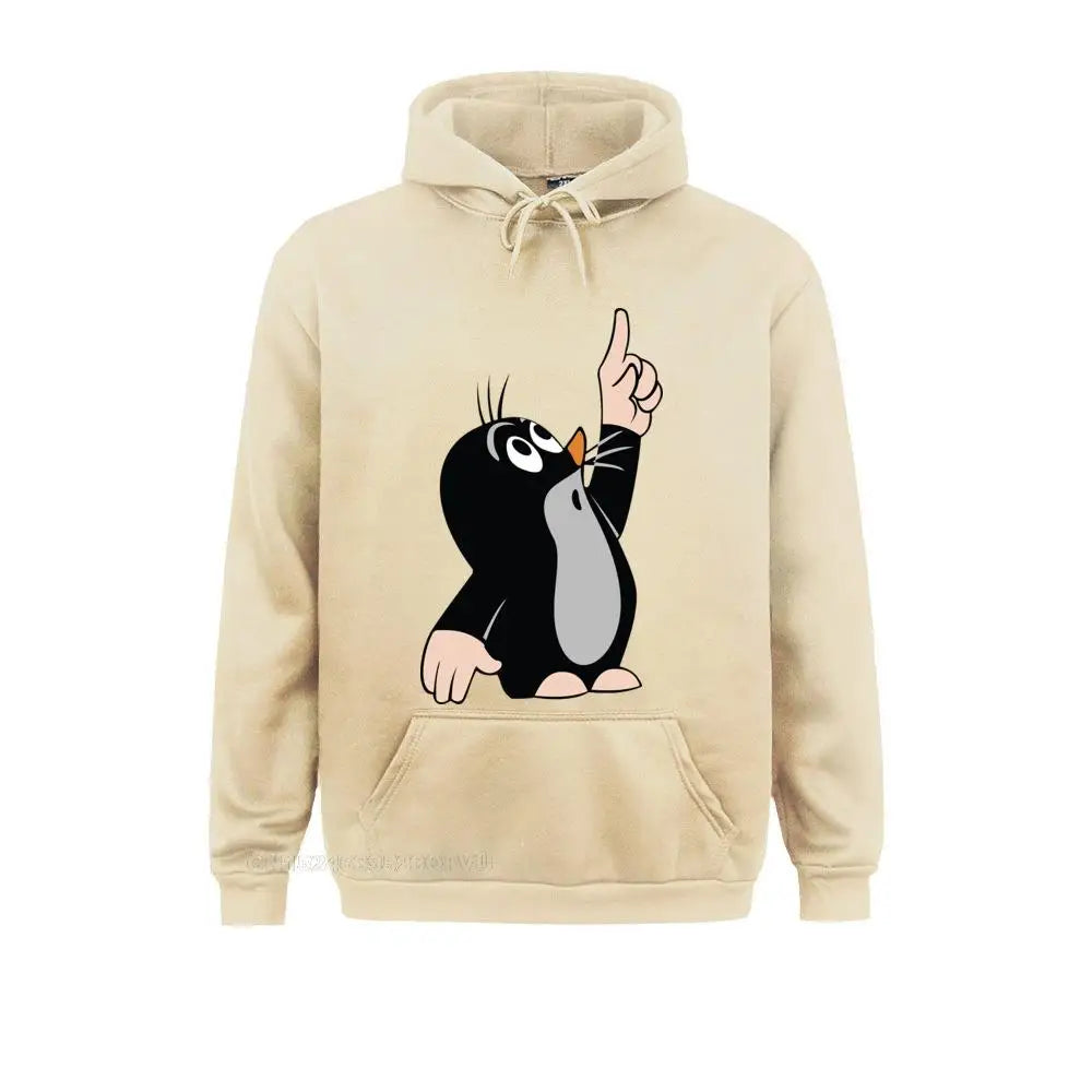 Men's Men Mole Pointing Funny Sweater Camisas Hombre 3D Printed Krtek Little Maulwurf Cute Graphic Pullover Hoodie Men Best Gift
