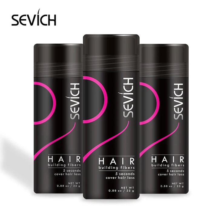 Sevich Hair Building Fiber Applicator Spray Instant Salon Hair Treatment Keratin Powders Hair Regrowth Fiber Thickening 10 Color