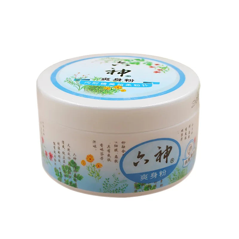 Liushen Talcum Powder 150g Boxed Toner Powder To Relieve Itching, Sweat And Dampness, Ddult Powder With Soft Puff