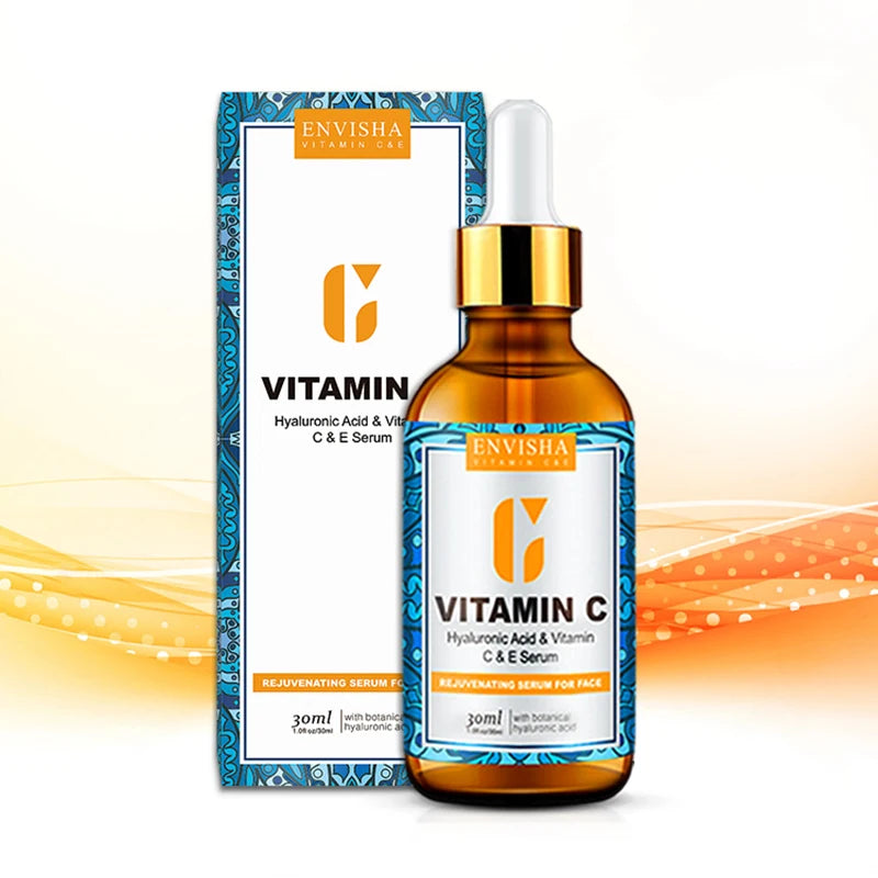 ENVISHA Face Serum Skin Care Vitamin C Hyaluronic Acid Retinol Facial Essence Anti-wrinkle Aging Whitening Shrink Pores Beauty Halalzen