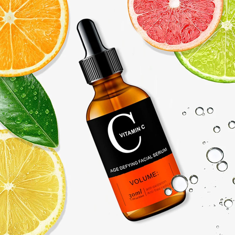 Face Serum Skin Care Vitamin C Hyaluronic Acid Retinol Facial Essence Anti-wrinkle Aging Whitening Shrink Pores Remove Acne Halalzen