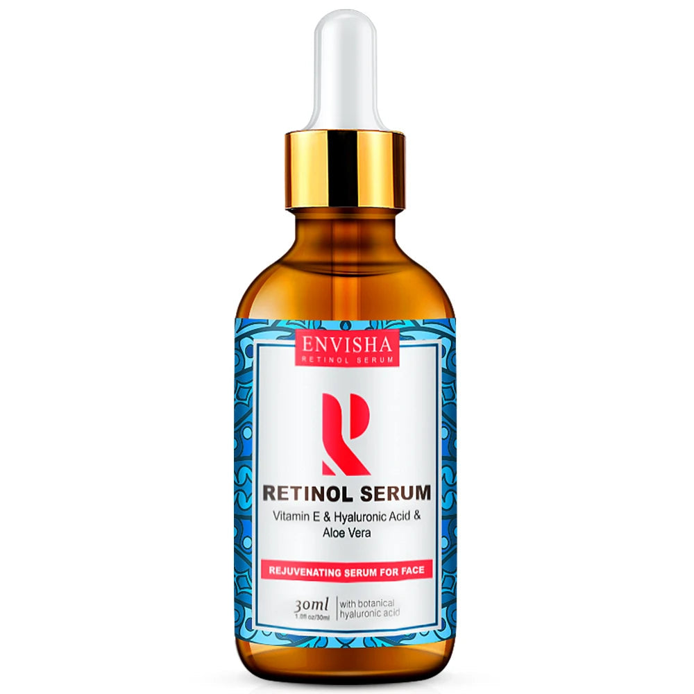 ENVISHA Face Serum Vitamin C Whitening Facial Care Skin Hyaluronic Acid Anti Aging Wrinkle Moisturizing Retinol Shrink Pores Halalzen