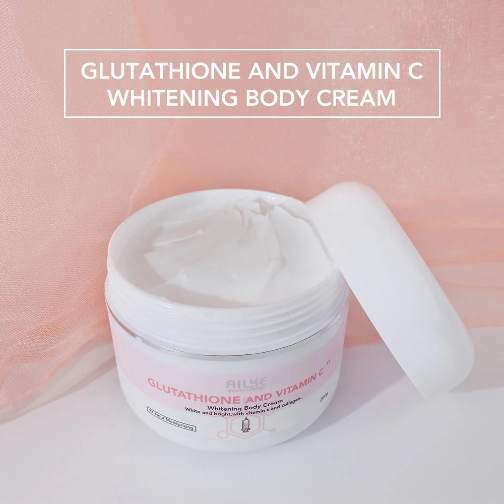 AILKE Whitening Skin Care Set, With Glutathion Vitamin C, Brighter Smoother Skin, Reduce Dark Spots, Clean Skin, Moisturizing Halalzen
