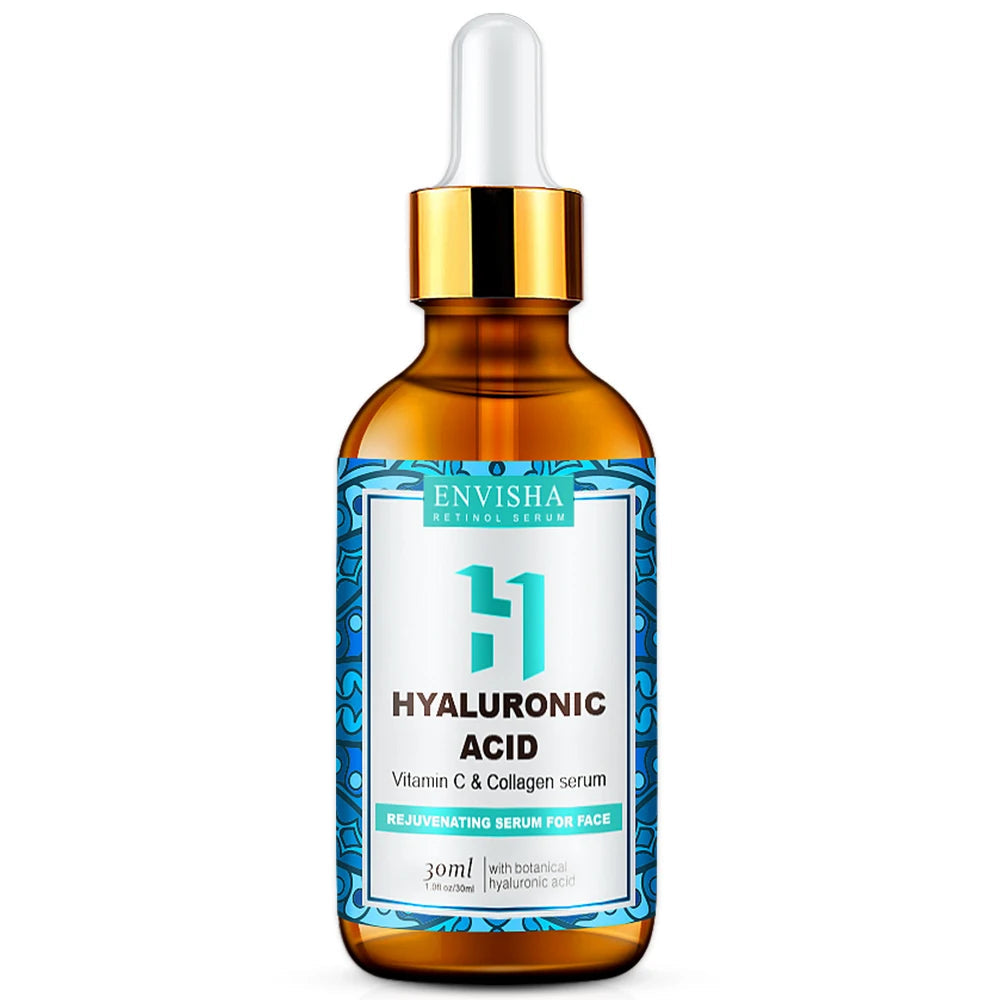 ENVISHA Face Serum Vitamin C Whitening Facial Care Skin Hyaluronic Acid Anti Aging Wrinkle Moisturizing Retinol Shrink Pores Halalzen