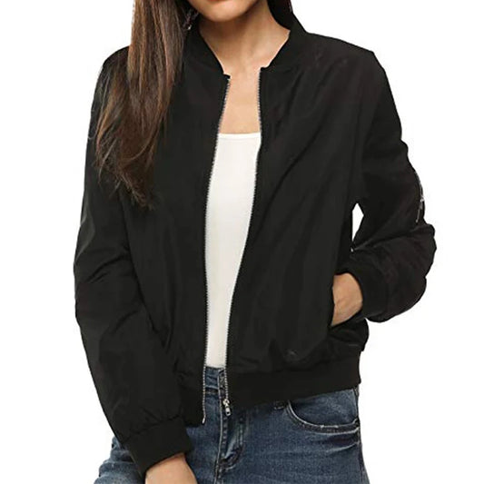 Outdoor Sport Jacket Blouse Womens Coat Classic Quilted Jacket Short Bomber Jacket Streeswear Coat Autumn Female