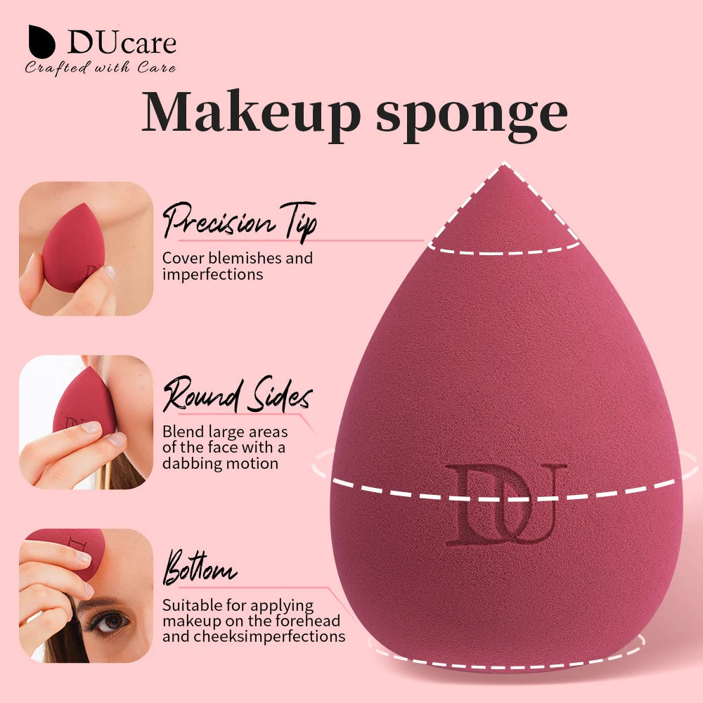 DUcare Water Drop Makeup Sponge Professional Cosmetic Puff For Foundation Concealer BB cream Blending Egg Sponge Makeup Tools Halalzen