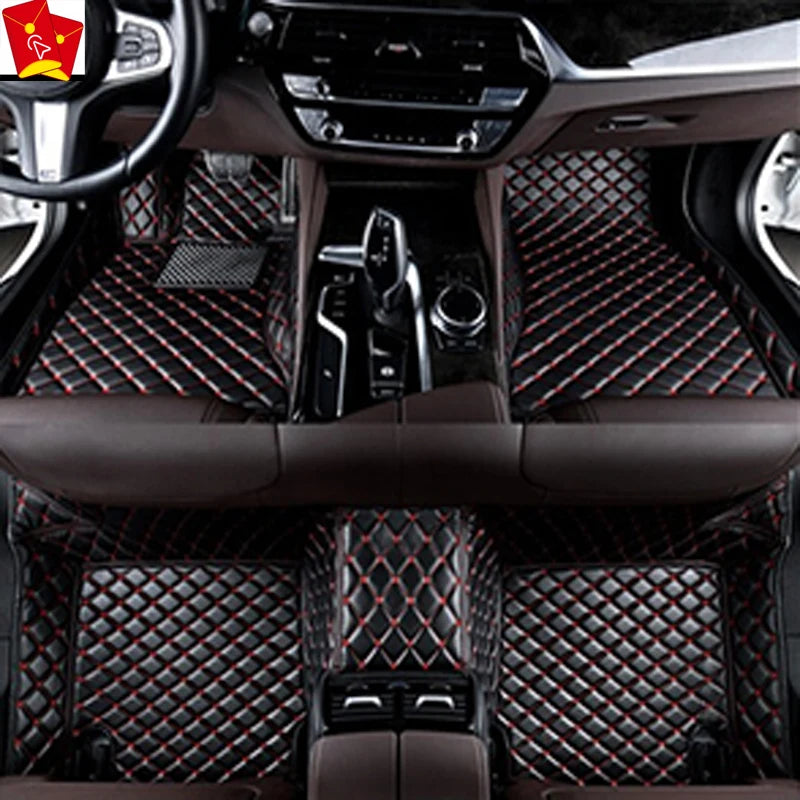 For Toyota Corolla 2014 2015 2016 2017 2018 Car Floor Mats Leather Carpets Custom Auto Interior Accessories