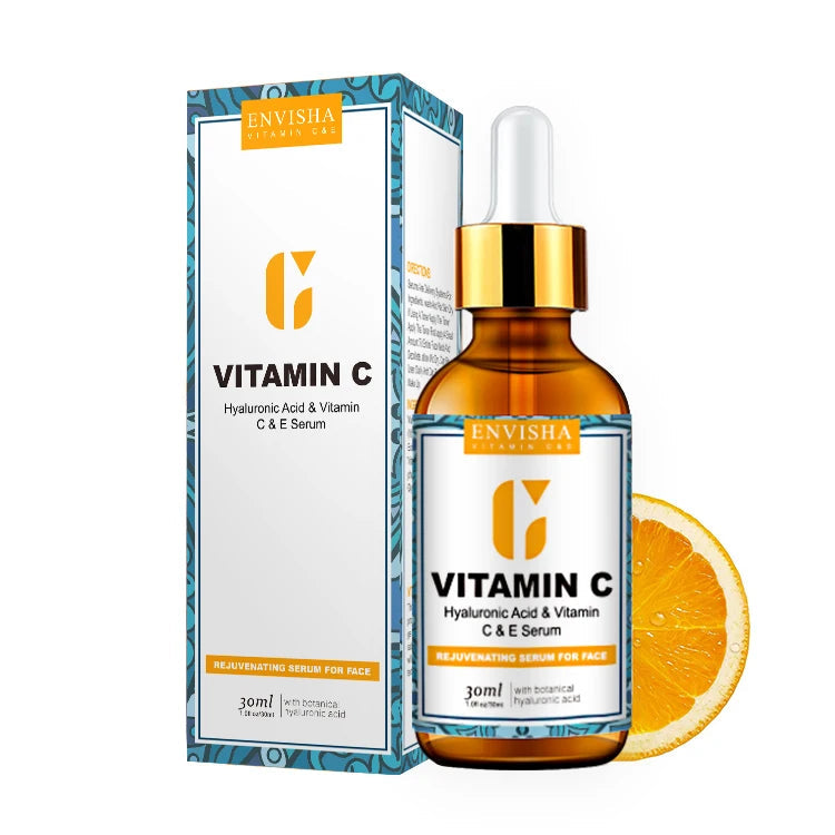 ENVISHA Face Serum Skin Care Vitamin C Hyaluronic Acid Retinol Facial Essence Anti-wrinkle Aging Whitening Shrink Pores Beauty Halalzen