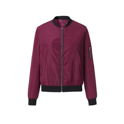 Outdoor Sport Jacket Blouse Womens Coat Classic Quilted Jacket Short Bomber Jacket Streeswear Coat Autumn Female