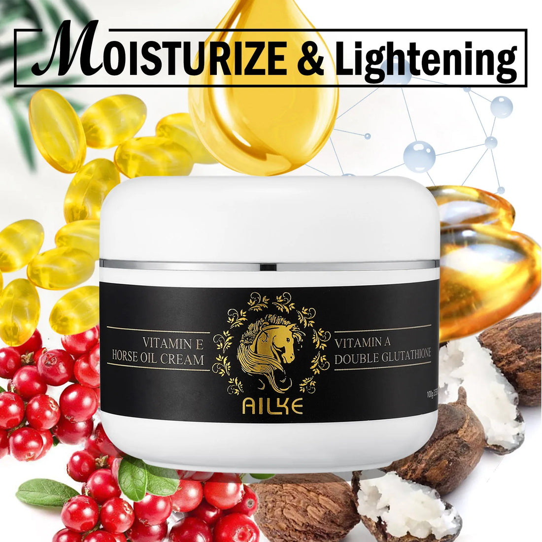 AILKE Collagen Women Skin Care Set, Moisturizing, Whitening, Remove Freckles, Dark Spots, Black Spots, Skin Lightening Kit