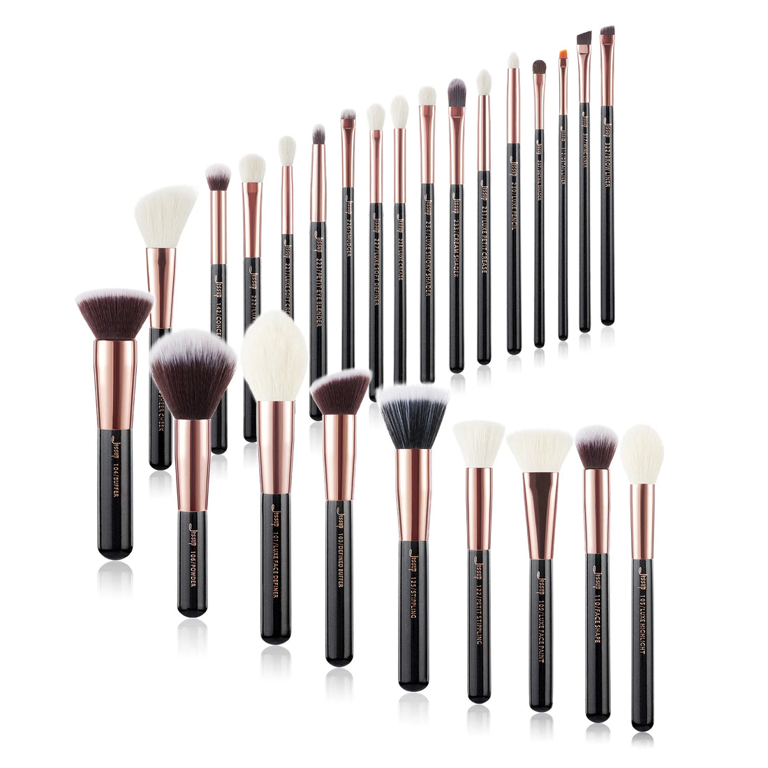 Jessup Professional Makeup Brushes Set 25pcs Powder Foundation Eyeshadow Concealer Blusher Brush Makeup Cosmetic Kits T290