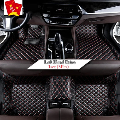 For Toyota Corolla 2014 2015 2016 2017 2018 Car Floor Mats Leather Carpets Custom Auto Interior Accessories