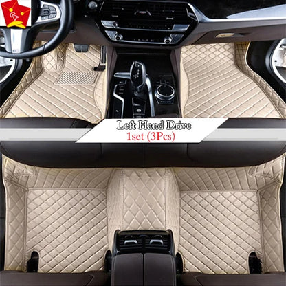 For Toyota Corolla 2014 2015 2016 2017 2018 Car Floor Mats Leather Carpets Custom Auto Interior Accessories