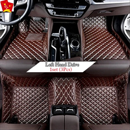 For Toyota Corolla 2014 2015 2016 2017 2018 Car Floor Mats Leather Carpets Custom Auto Interior Accessories