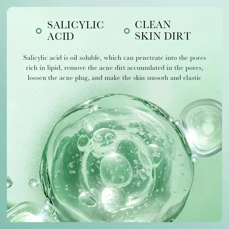 BIOAQUA Salicylic  Acid Facial Cleanser Acne Treatment Moisturizing Oil Control skincare Face Wash Foam Face Cleanser Skin Care Halalzen