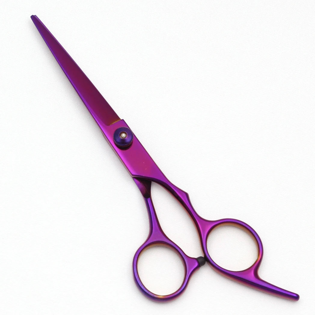 Hairdressing Scissors Blue Japan Stainless Hair Scissors Salon Cutting Scissors Barber Shop Thinning Shears Comb Razor C1001 Halalzen
