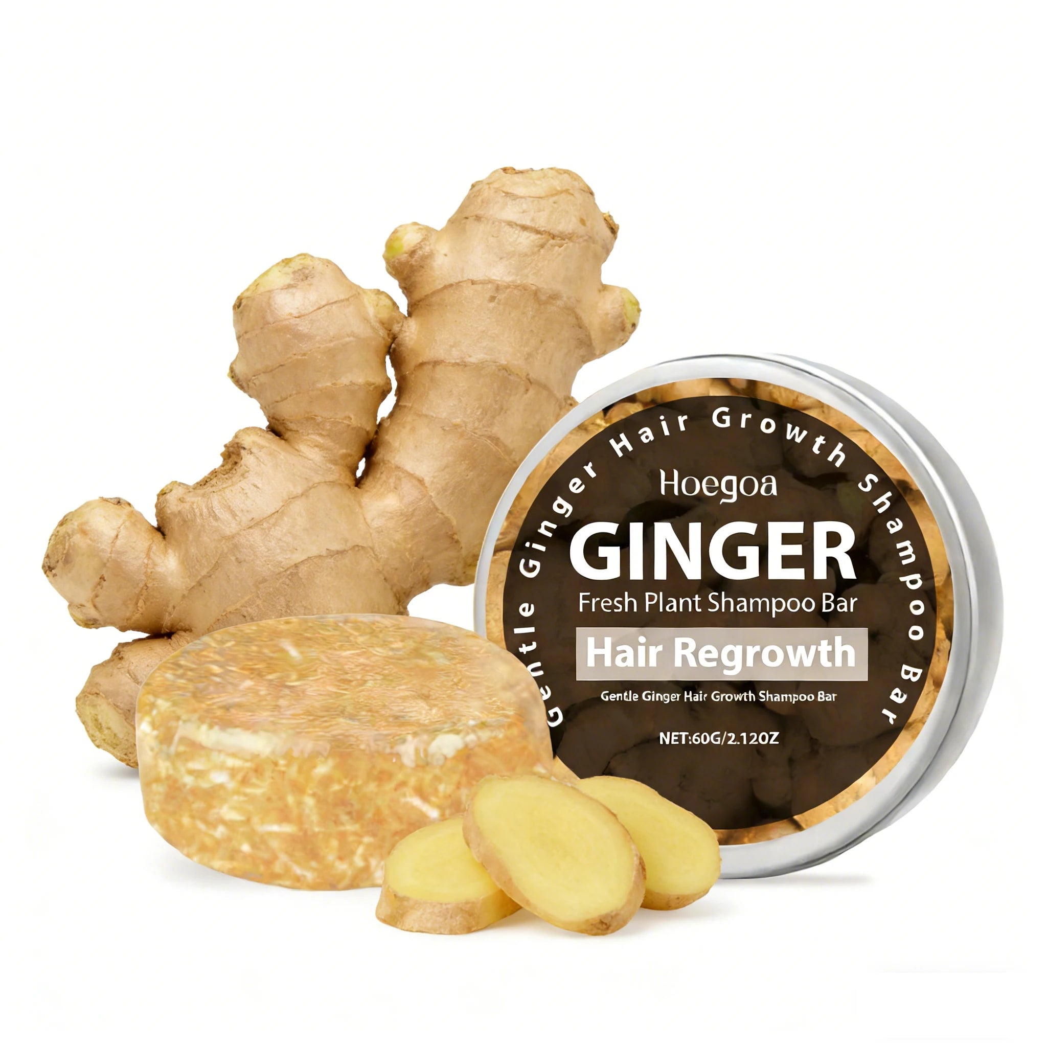 Ginger Shampoo Soap Deep Nourish Repairing Damaged Hair Roots Reduce Hair Loss Clean Dandruff Scalp Hair Shampoo Bar Hair Care Halalzen