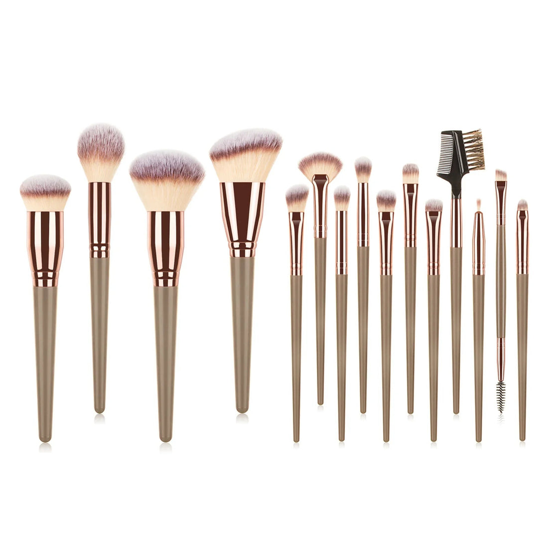 10/15pcs Black Makeup Brush Sets Professional Natural Fiber Hair Brush Foundation Kakubi Contour Eyeshadow Blending Beauty Tool Halalzen