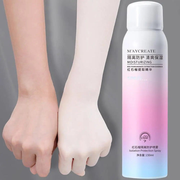 Red Pomegranate Whitening Essence Sunscreen Spray Waterproof Body Neck Moisturizing Hydrating Anti UV Protection For Skin Care Halalzen