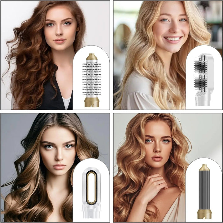 High-Quality New Styling Set 5-In-1 Curling Iron Brush Hot Air Comb Hair Straightener Hairdresser/Stylist Accessories Gift Halalzen