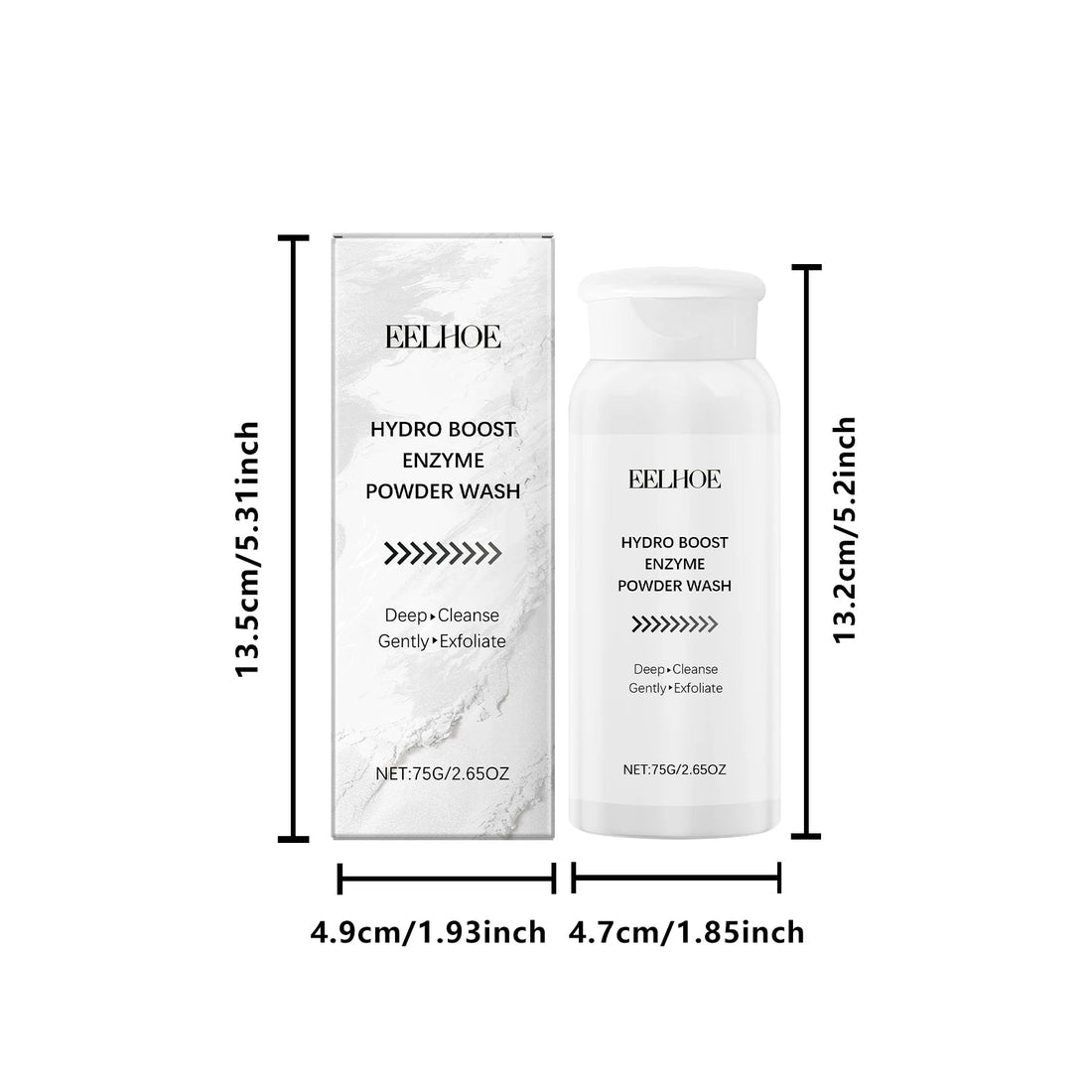 Enzyme Face Powder Wash Skin Oil Control Clean Facial Pores Remove Blackheads Pimples Refreshed Enzyme Face Cleanses Flour Halalzen
