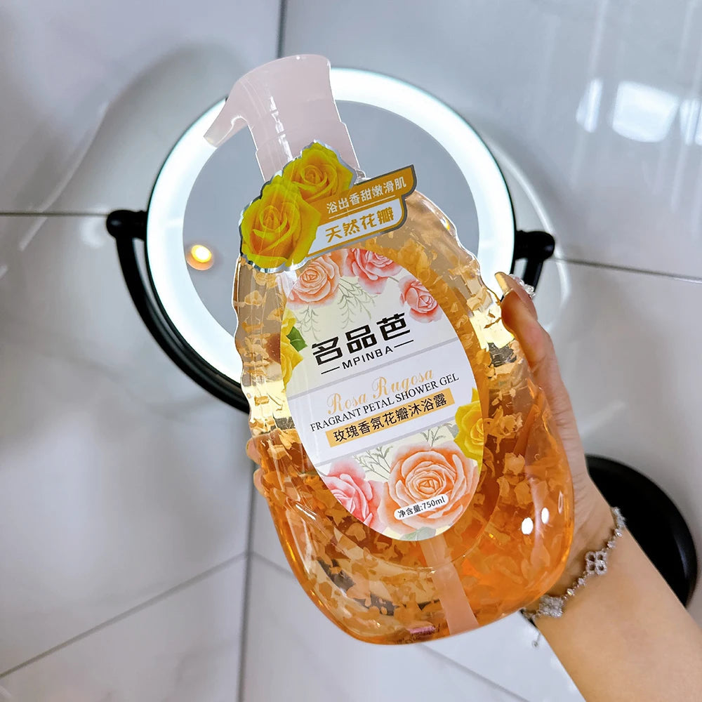 Fruit Flavored Bubble Fragrance Shower Gel Mango Skin Rejuvenation Moisturizing Body Bath Wash Oil Control Peach Long Lasting Halalzen
