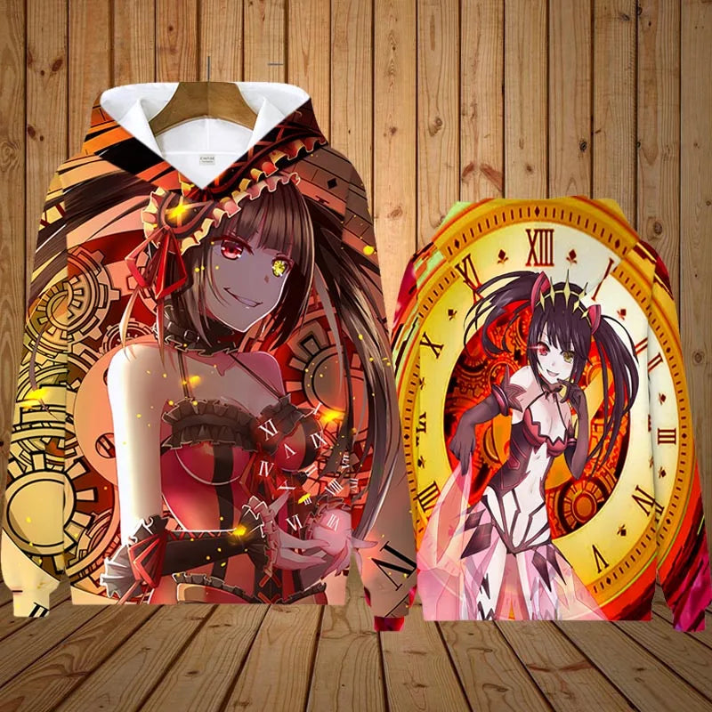 Japan Anime 3d Print Hoodie Men Women Fashion Long Sleeve Hoodie Sweatshirt Oversized Women Sweats Man Hoodies