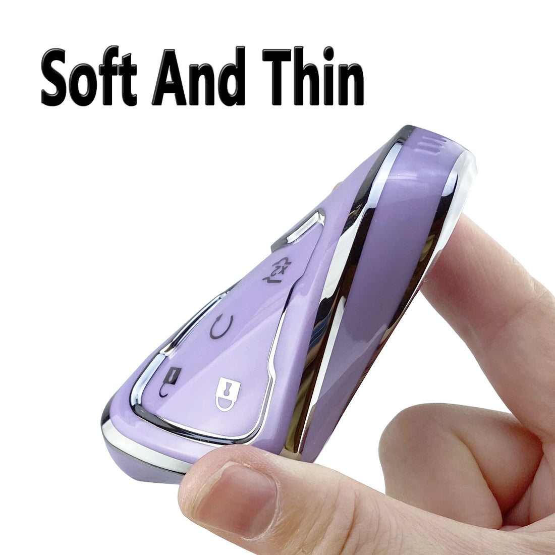 key fob cover case Compatible with Chevy Chevrolet Silverado Suburban Tahoe GMC Yukon/Yukon XL Terrain Acadia shell keychain