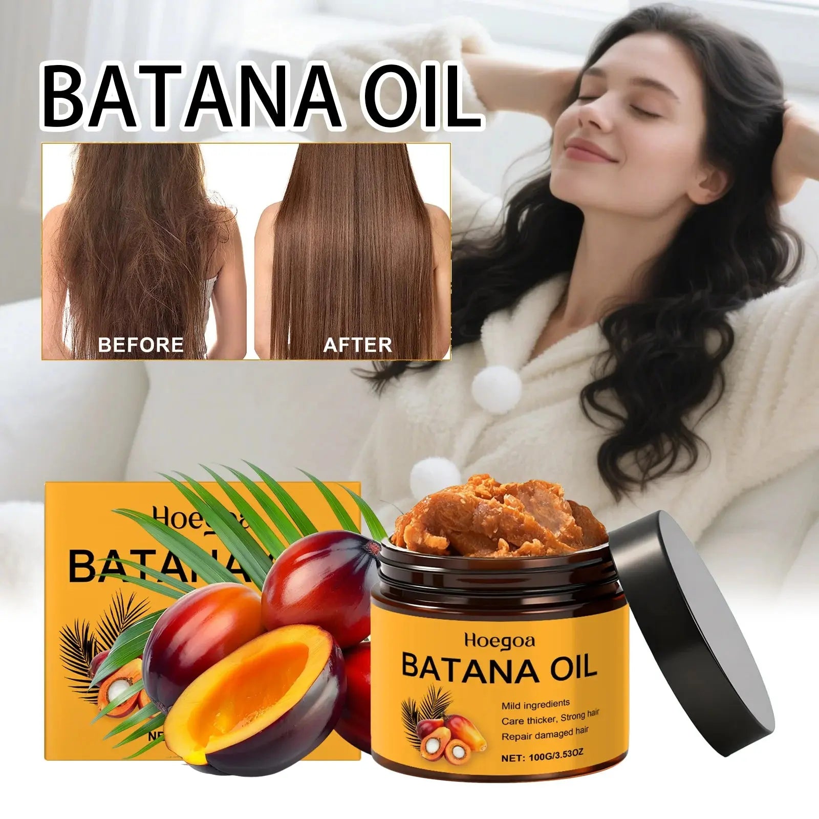 Batana Scrub Gentle Exfoliating Scalp Care Deep Cleansing Detox For Buildup Removal Nourishing Hair Treatment All Hair Types Halalzen