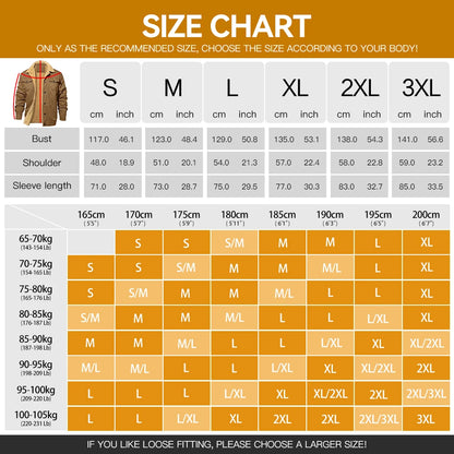 Men's Jackets Winter Warm Waterproof Fleece Lined High Quality Multi-color Coat Comfortable Casual Outerwear US Size