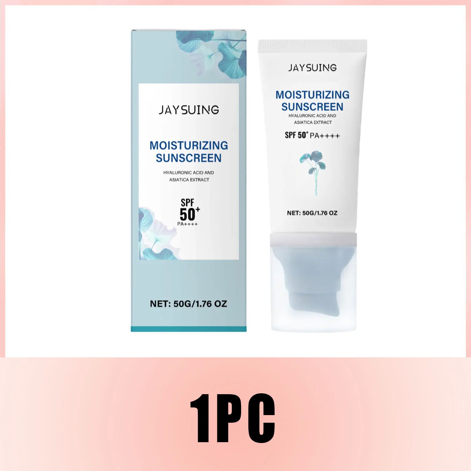 Centella Sunscreen Spf50+ Pa++++ Calming Moisturize Oily Sensitive Skin Soothing Long-Lasting UV Protection Sunblock Face Cream Halalzen
