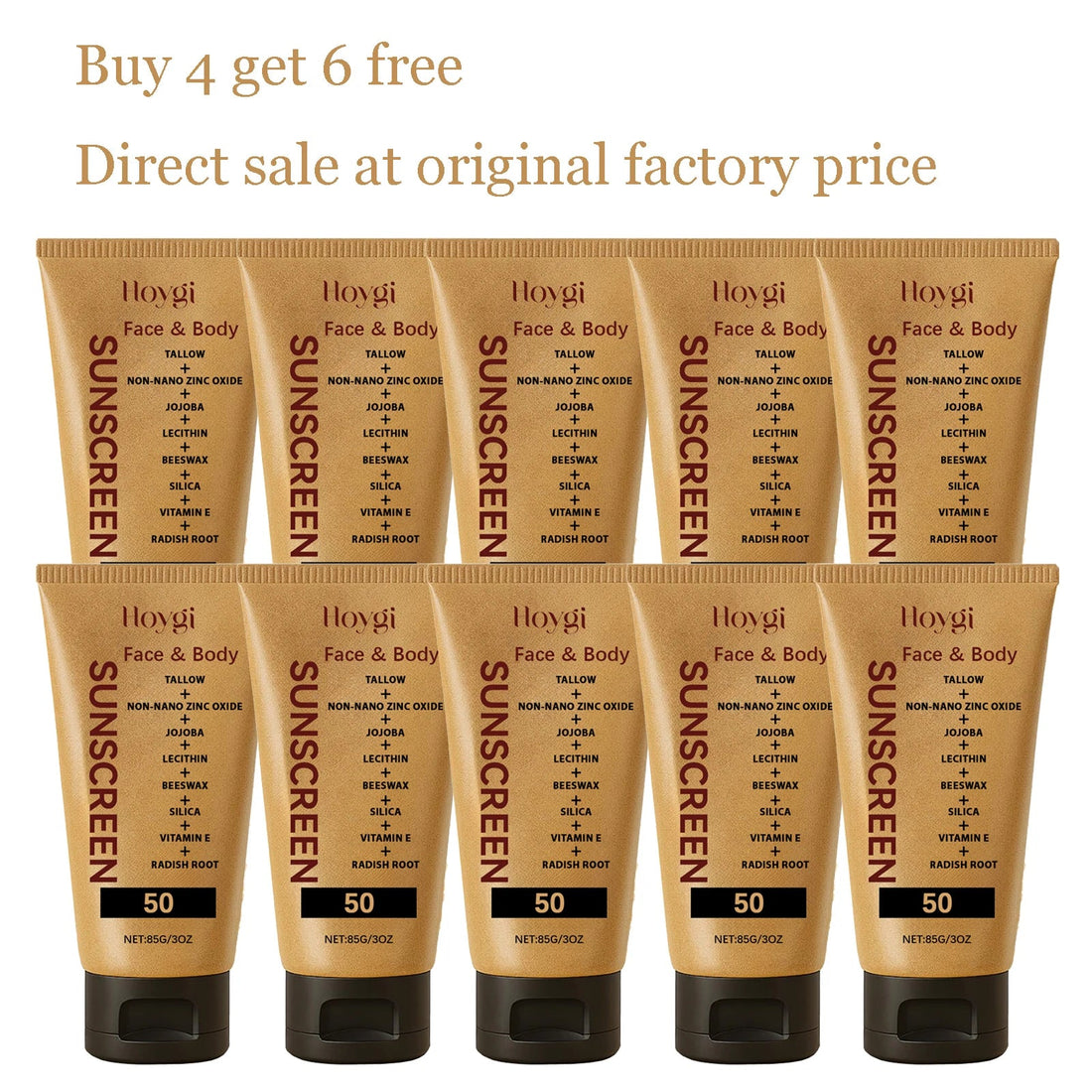80g Lightweight Sunscreen Cream Deep Moisturizing Relief Dryness & Redness Nourishing UV Protection Non-sticky Sunblock Lotion Halalzen