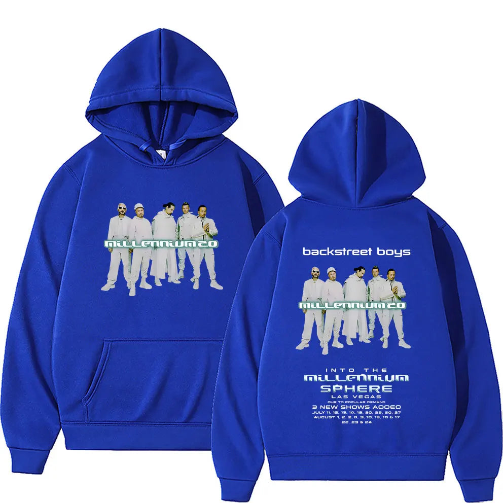 Backstreet Boys Into The Millennium Tour 2025 Hoodie Men Women Casual Fleece Cotton Hoodies Unisex Fashion Oversized Sweatshirt