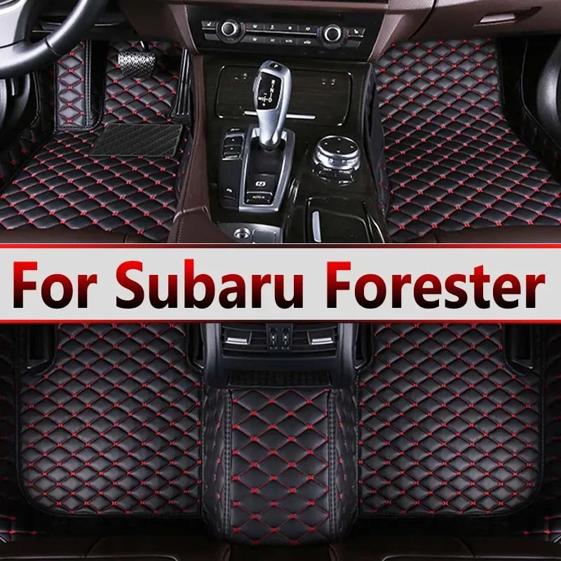For Subaru Forester 2006-2022 Car Leather Floor Mats Auto Interiors Covers Carpets Accessories Foot Pads Waterproof Rugs