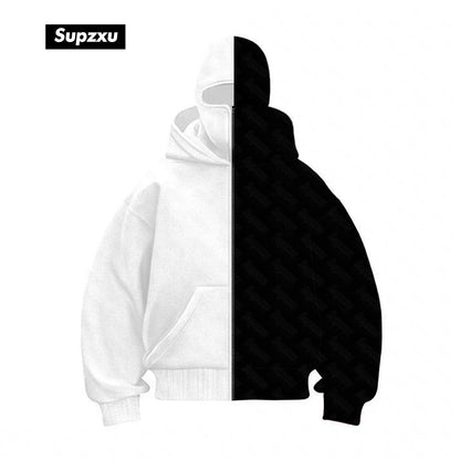 2025 Autumn and winter women's zippered sweater Coat solid color hooded sweater cardigan casual sports jacket tops