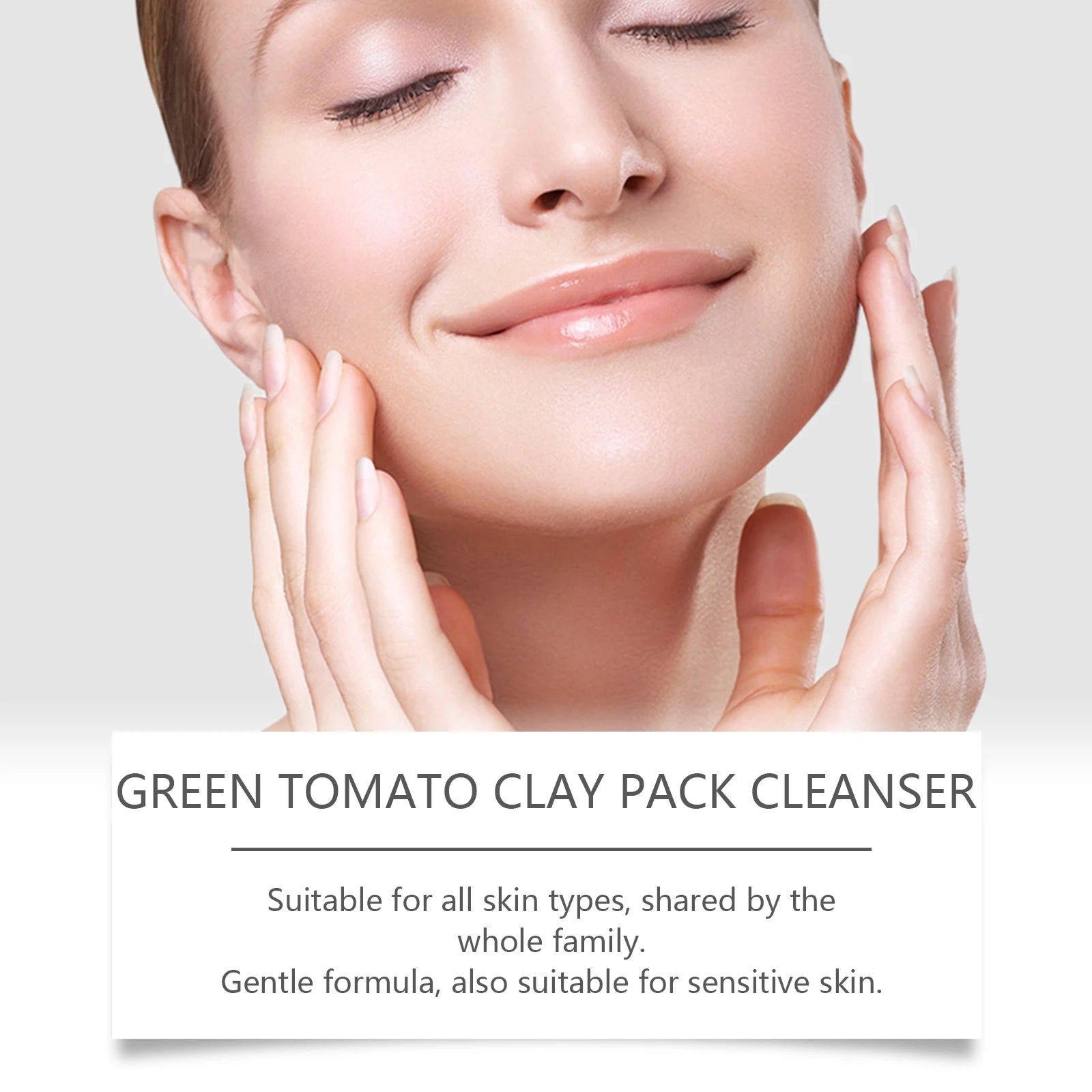 Green Tomato Facial Cleanser Oily and Sensitive Skin Gentle Foaming Face Wash with Vitamin Rich Extract Deep Pore Cleansing 120g Halalzen