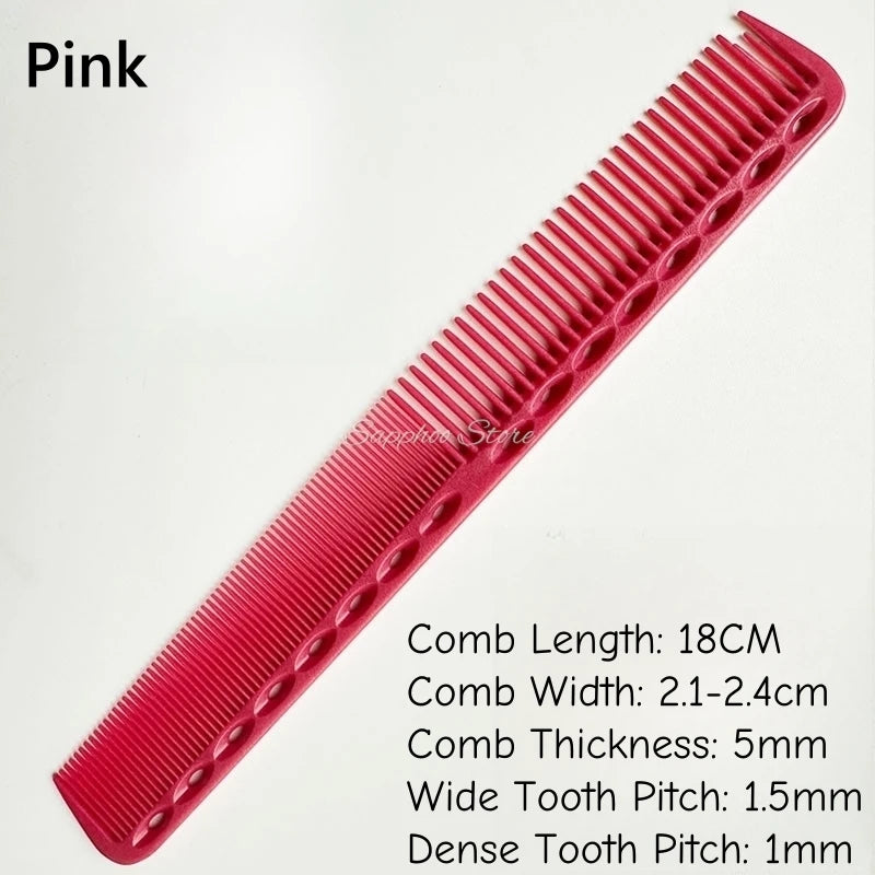 1PC 18cm Professional Hairdressing Haircut Comb Double Headed Anti Static High Temperature Resistance Salon Hair Styling Tools