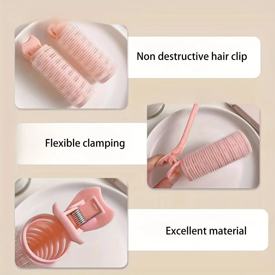 Bangs Curling Irons Lazy Hair Rollers Fluffy Styling Clips Air Overnight Curling Heatless Curler DIY Hair Styling Accessories