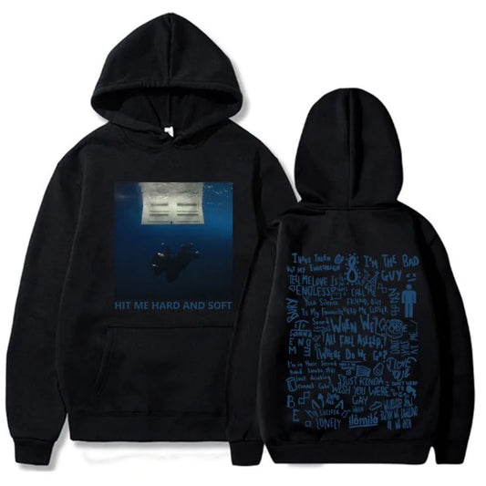 2025 Hit Me Hard and Soft Tour Hoodie Billie Hoodie Men's Hoodie Sudaderas Men's Casual Sports