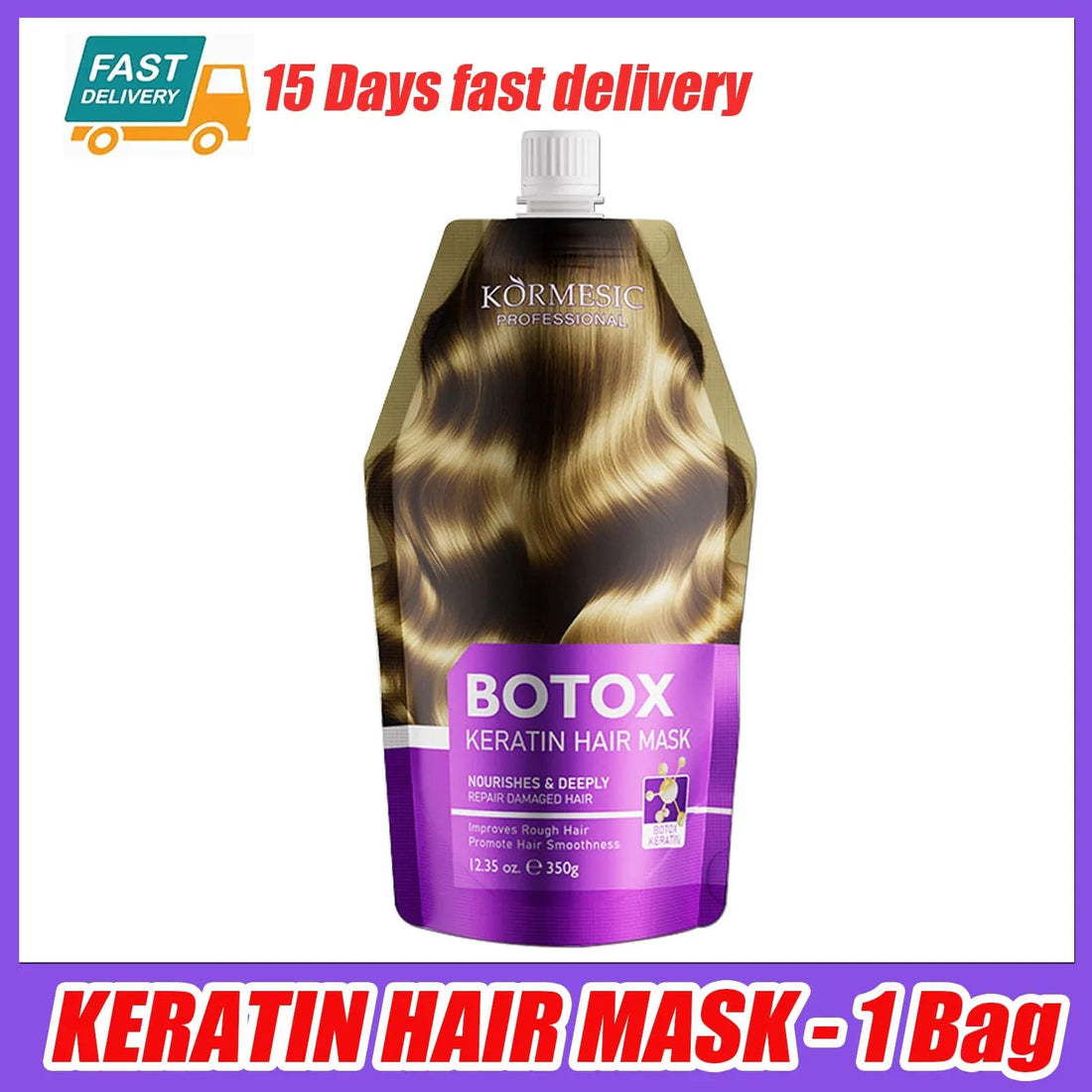 Magical Keratin Hair Mask 5 Seconds Repair Damaged Frizzy Hair Soft Smooth Shiny Nutrition Deep Moisturize Nourishing Hair Care Halalzen